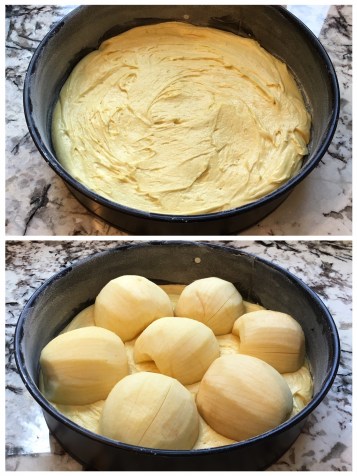 Apfelkuchen_Batter with apples
