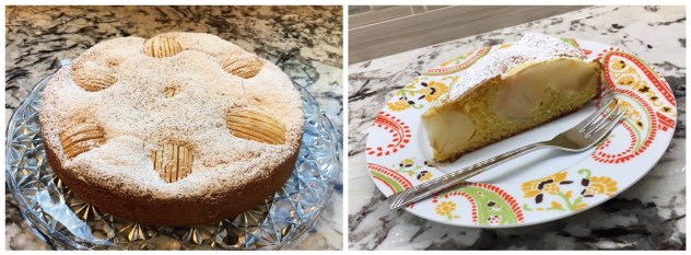 Apfelkuchen_with powdered sugar