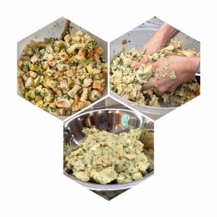 Serviettenknoedel_mixing